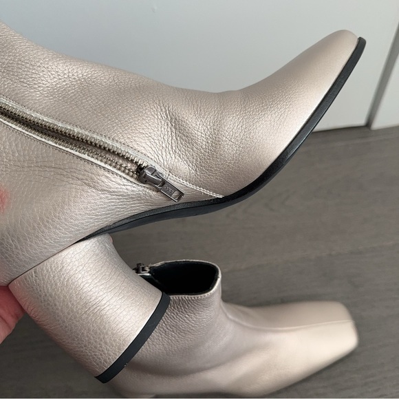 Ann Demeulemeester Metallic Ankle Boots - Picture 4 of 10